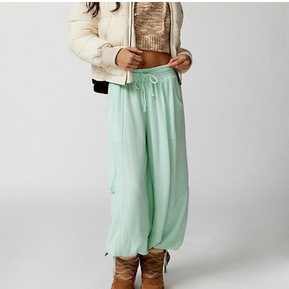 Out From Under Cosy Cabot Utility Lounge Pants in Army Green, NWOT Size Small